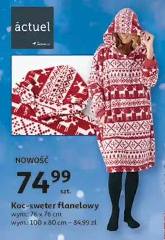 Auchan Koc sweter flanelowy oferta
