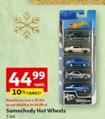 Auchan Samochody Hot Wheels 5szt. oferta
