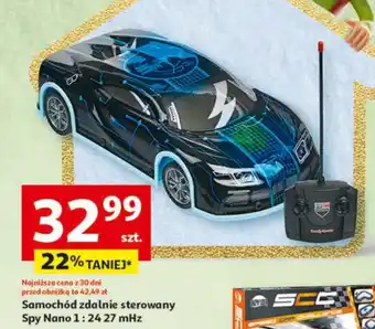 Samochód zdalnie sterowany Spy Nano 1:24 27 mHz
