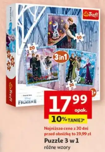 Auchan Puzzle 3 w 1 oferta
