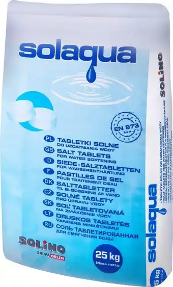 Castorama Sól zmiękczająca w tabletkach 25 kg oferta