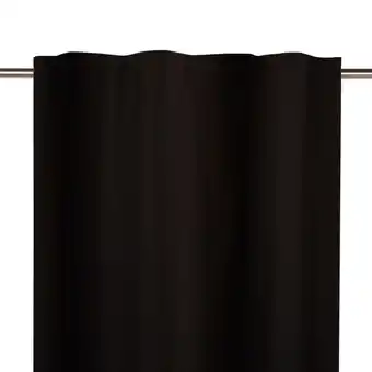Castorama Zasłona goodhome baltha 140 x 300 cm czarna oferta