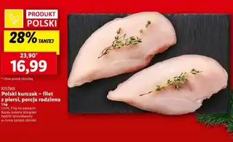 Lidl RZEŹNIK Polski kurczak filet z piersi 1kg oferta