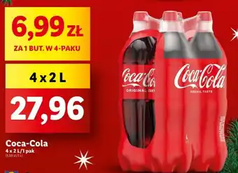 Lidl Coca Cola 4x2l oferta