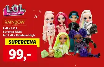 Lalka L.O.L. Surprise OMG lub Lalka Rainbow High