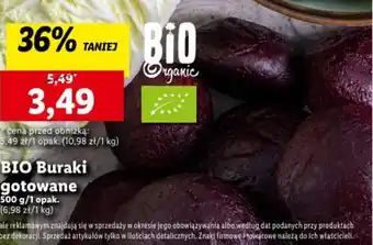 Lidl BIO Buraki gotowane 500 g oferta