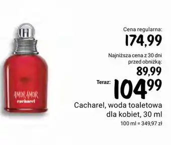 Rossmann Woda toaletowa dla kobiet cacharel oferta