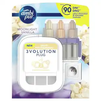 Rossmann Ambi pur 3volution elektryczny odświeżacz powietrza, zestaw startowy, moonlight vanilla 20 ml oferta