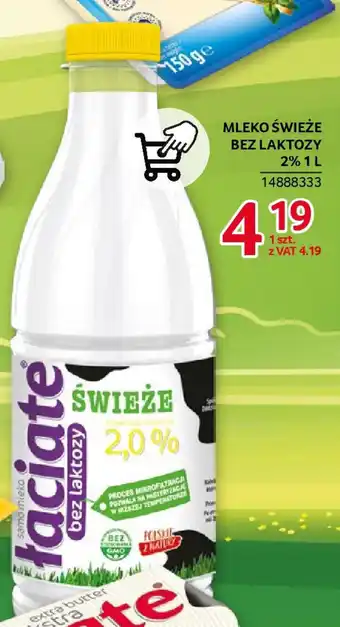 Selgros MLEKO ŚWIEŻE BEZ LAKTOZY 2% 1 L oferta