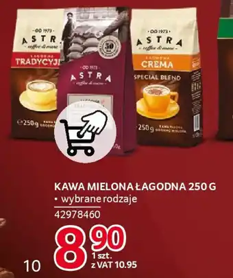 Selgros KAWA MIELONA ŁAGODNA 250 G oferta