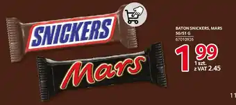 Selgros BATON SNICKERS, MARS 50 / 51 G oferta