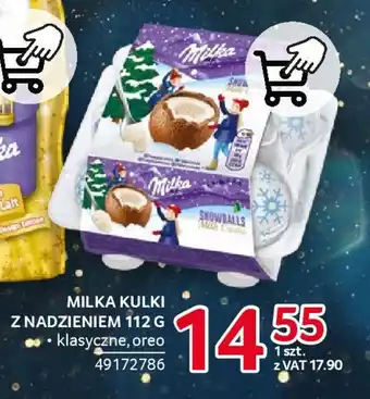 Selgros MILKA KULKI Z NADZIENIEM 112 G oferta