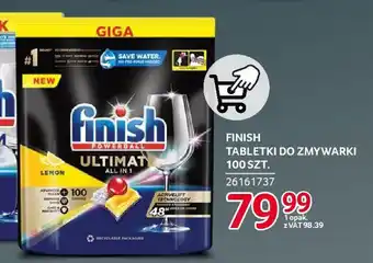 Selgros FINISH TABLETKI DO ZMYWARKI 100 szt. oferta