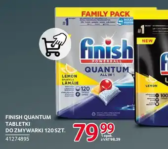 Selgros FINISH QUANTUM TABLETKI DO ZMYWARKI 120 SZT. oferta