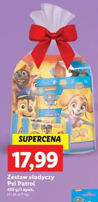 Lidl Zestaw słodyczy Psi Patrol 435 g oferta