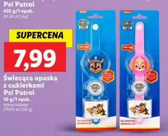 Lidl Świecąca opaska z cukierkami Psi Patrol 10g oferta