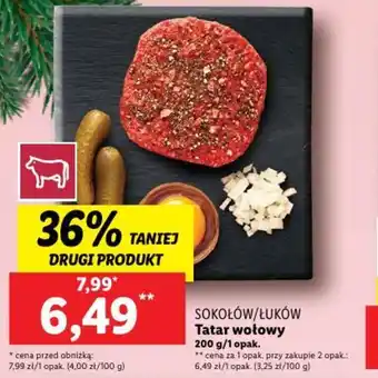 Lidl SOKOŁÓW/ŁUKÓW Tatar wołowy 200 g oferta