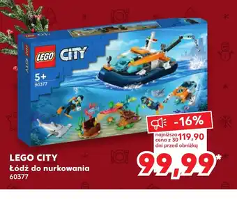 Kaufland LEGO CITY Łódź do nurkowania 60377 oferta