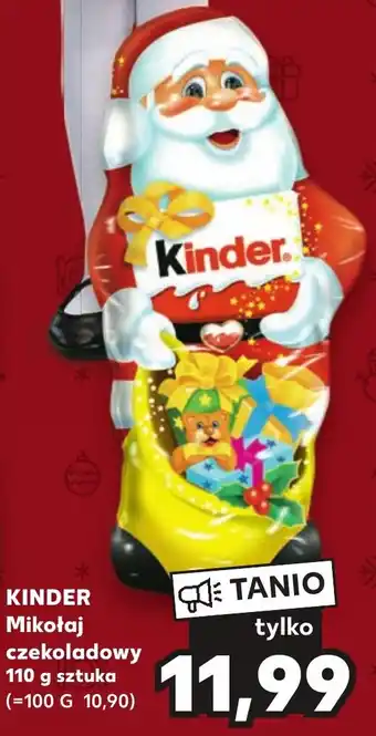 Kaufland KINDER Mikołaj czekoladowy 110 g oferta