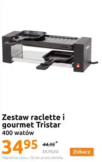 Action Zestaw raclette i gourmet Tristar oferta