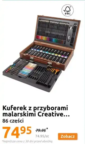 Action Kuferek z przyborami malarskimi Creative... oferta