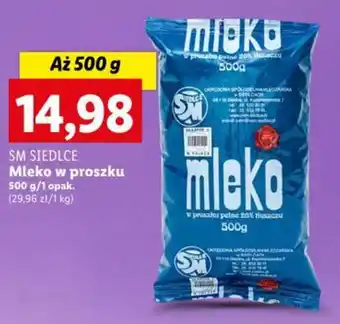 Lidl SM SIEDLCE Mleko w proszku 500 g oferta