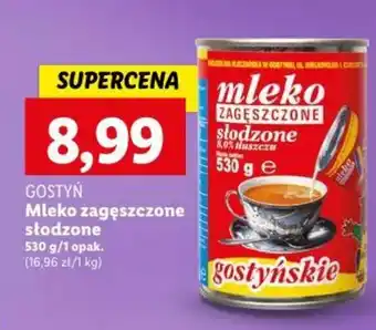 Lidl GOSTYŃ Mleko zagęszczone słodzone 530g oferta