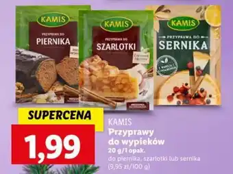 Lidl KAMIS Przyprawy do wypieków 20 g oferta