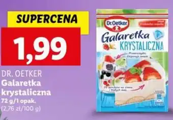Lidl DR. OETKER Galaretka krystaliczna 72g oferta