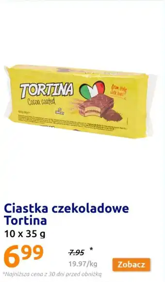 Action Ciastka czekoladowe Tortina oferta