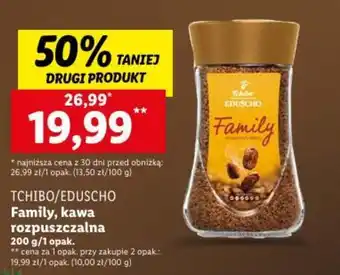 Lidl TCHIBO/EDUSCHO Family kawa rozpuszczalna 200g oferta