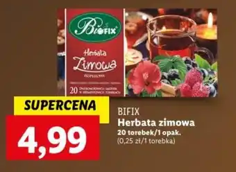 Lidl BIFIX Herbata zimowa 20 torebek oferta