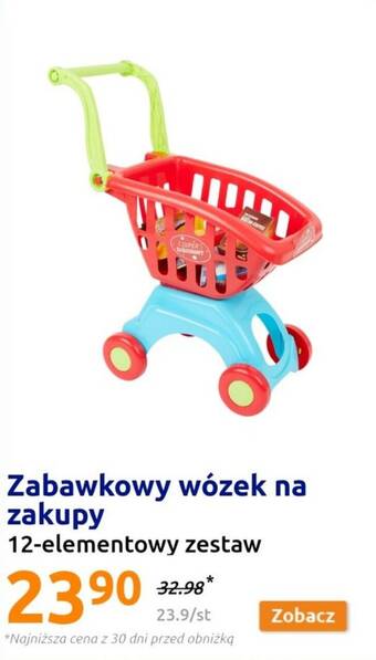Action Zabawkowy wózek na zakupy oferta