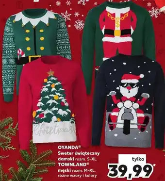 Kaufland Sweter świąteczny oyanda oferta
