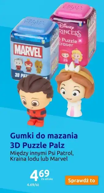 Action Gumki do mazania 3D Puzzle Palz oferta