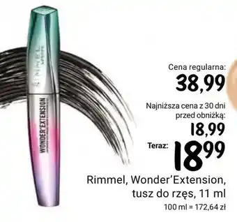 Rossmann Tusz do rzęs rimmel oferta