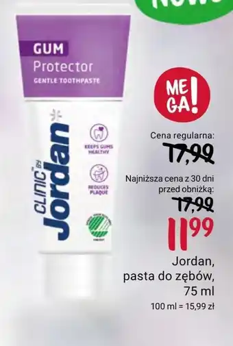 Rossmann Pasta do zębów jordan oferta