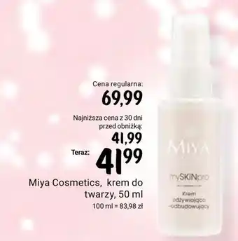 Rossmann Krem do twarzy miya cosmetics oferta