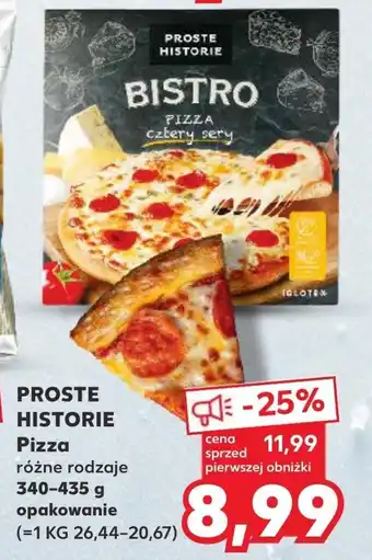 Kaufland Pizza proste historie oferta