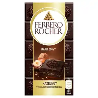 Kaufland Ferrero rocher czekolada deserowa nadziewana z orzechowym nadzieniem i kawałkami orzechów 90 g oferta