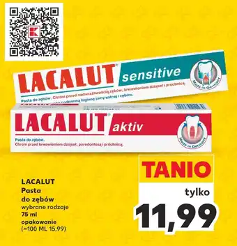 Kaufland Pasta do zębów lacalut oferta