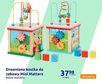 Action Drewniana kostka do zabawy Mini Matters oferta
