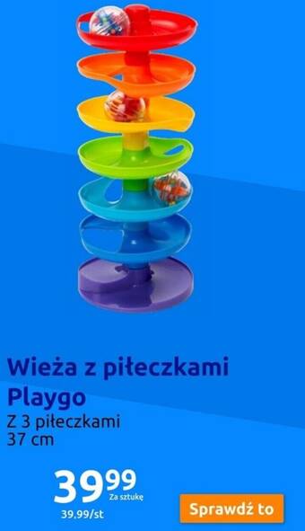 Action Wieża z piłeczkami Playgo oferta