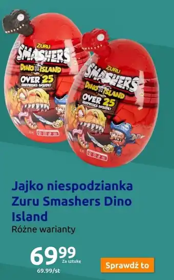 Action Jajko niespodzianka Zuru Smashers Dino Island oferta