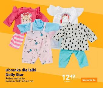 Action Ubranka dla lalki Dolly Star oferta