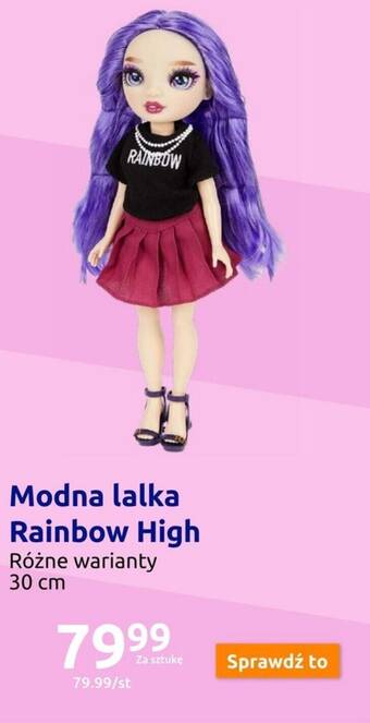 Action Modna lalka Rainbow High oferta