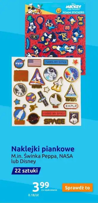 Action Naklejki piankowe oferta