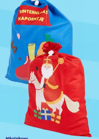 Action Mikołajkowy worek na prezent oferta