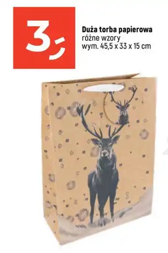 Duża torba papierowa