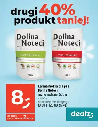 Dealz Karma mokra dla psa Dolina Noteci 500 g oferta